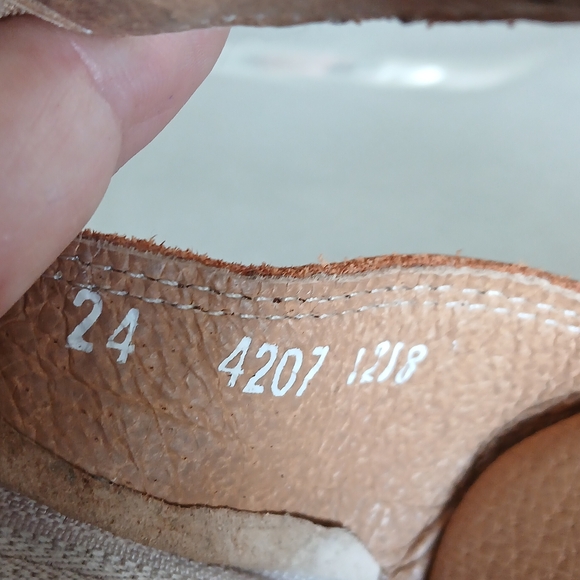 Tan Women's Heeled Sandals - Picture 6 of 6